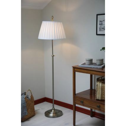 Markslöjd 108972 - Lampada da terra OXFORD 1xE14/40W/230V bianco/ottone