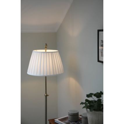 Markslöjd 108972 - Lampada da terra OXFORD 1xE14/40W/230V bianco/ottone