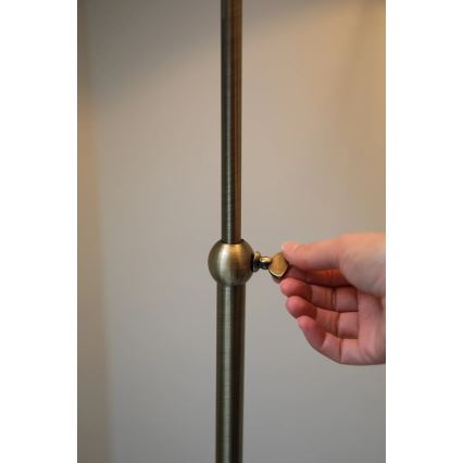 Markslöjd 108972 - Lampada da terra OXFORD 1xE14/40W/230V bianco/ottone