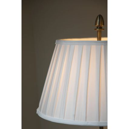 Markslöjd 108972 - Lampada da terra OXFORD 1xE14/40W/230V bianco/ottone