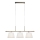 Markslöjd 108975 - Sospensione a cavo OXFORD 3xE14/40W/230V ottone/bianco