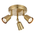 Markslöjd 108980 - Faretto TINY 3xGU10/7W/230V in ottone