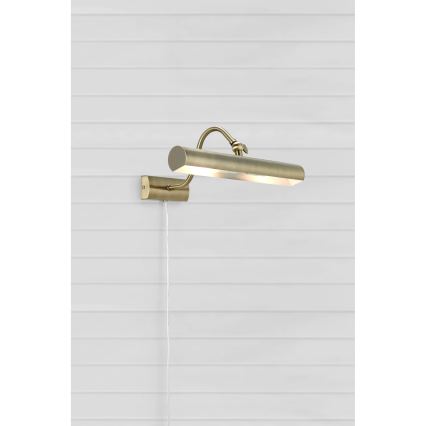 Markslöjd 108982 - Lampada per quadri CIGLIA 2xE14/40W/230V ottone