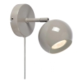 Markslöjd 108983 - Faretto da parete POP 1xGU10/7W/230V grigio