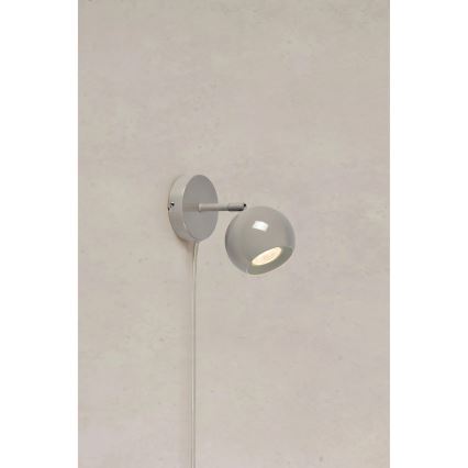 Markslöjd 108983 - Faretto da parete POP 1xGU10/7W/230V grigio