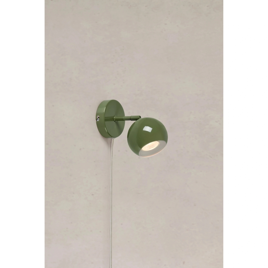 Markslöjd 108985 - Faretto da parete POP 1xGU10/7W/230V verde