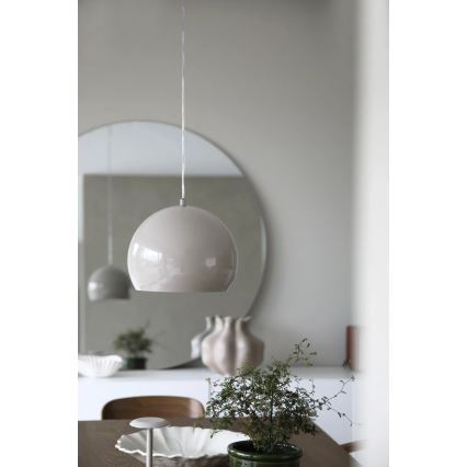 Markslöjd 108986 - Lampadario a sospensione con cavo POP 1xE27/40W/230V Ø 28 cm grigio