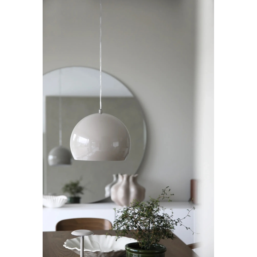 Markslöjd 108986 - Lampadario a sospensione con cavo POP 1xE27/40W/230V Ø 28 cm grigio