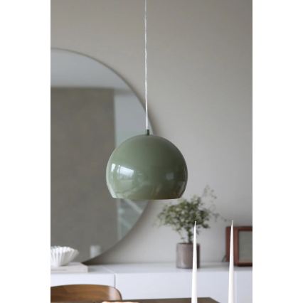 Markslöjd 108988 - Lampada a sospensione con cavo POP 1xE27/40W/230V Ø 28 cm verde