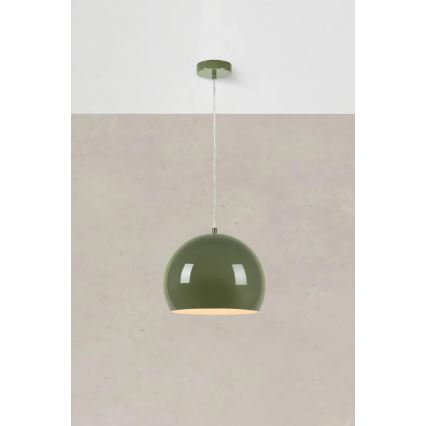 Markslöjd 108988 - Lampada a sospensione con cavo POP 1xE27/40W/230V Ø 28 cm verde