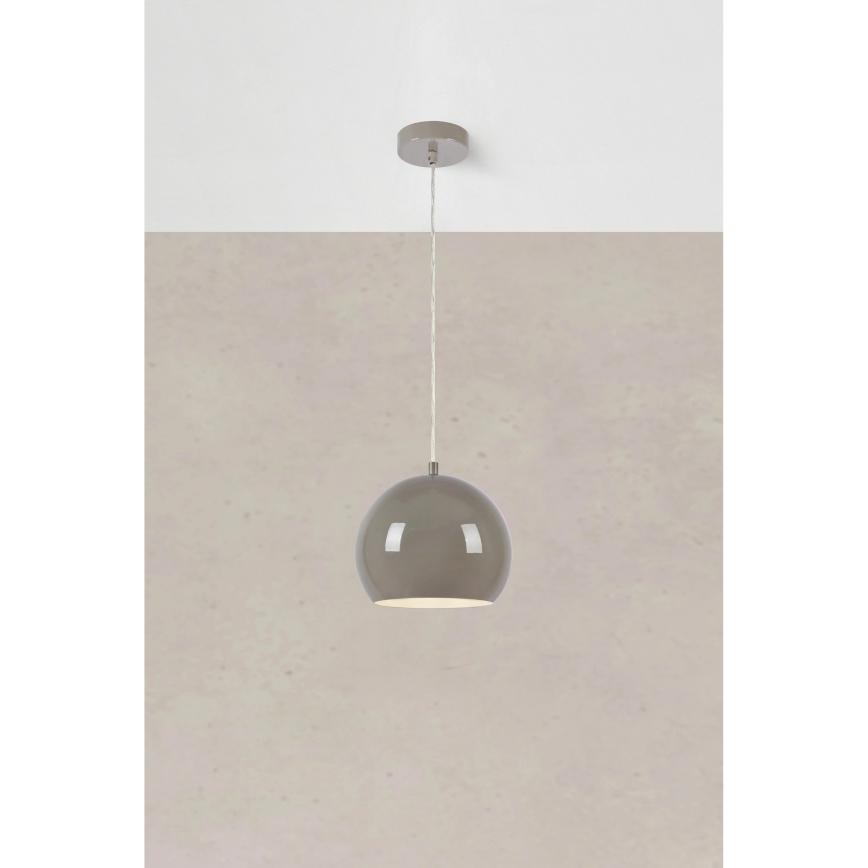 Markslöjd 108989 - Lampadario a sospensione con cavo POP 1xGU10/7W/230V Ø 20 cm grigio