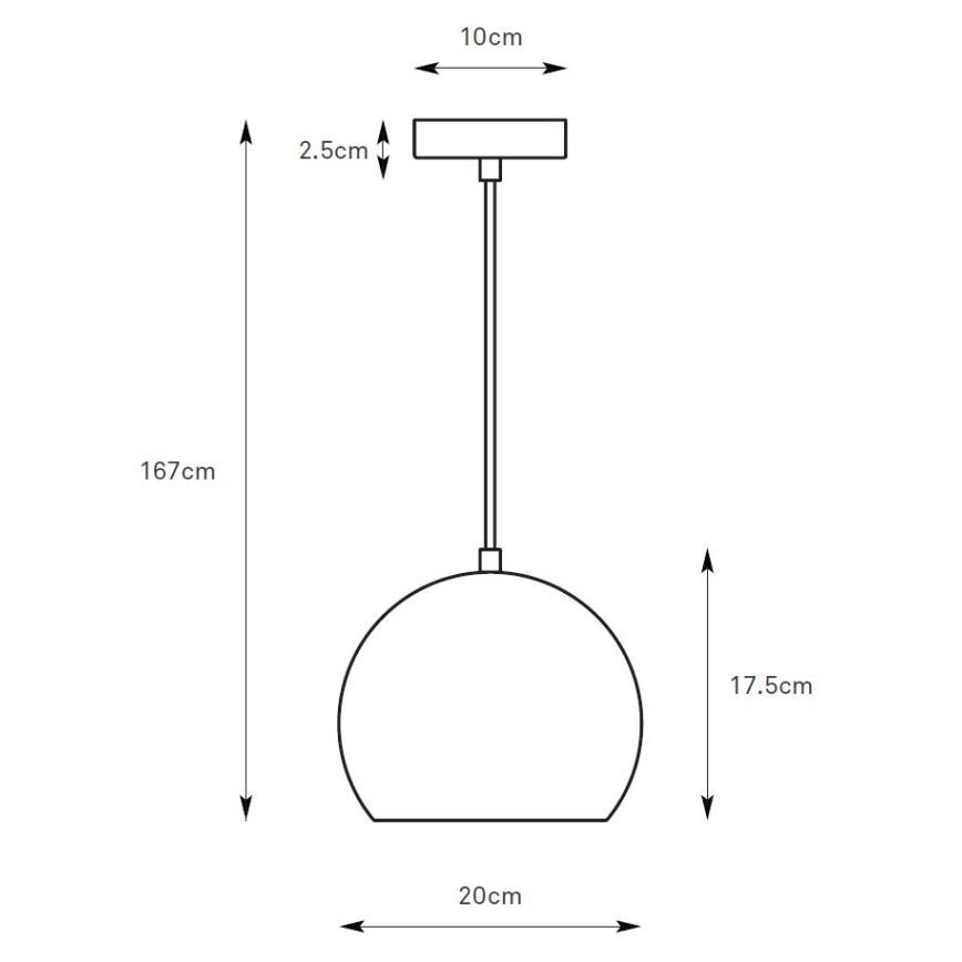 Markslöjd 108991 - Lampada a sospensione a cavo POP 1xGU10/7W/230V Ø 20 cm verde