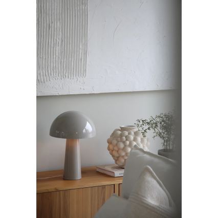 Markslöjd 108993 - Lampada da tavolo MANTAR 1xE14/40W/230V grigia