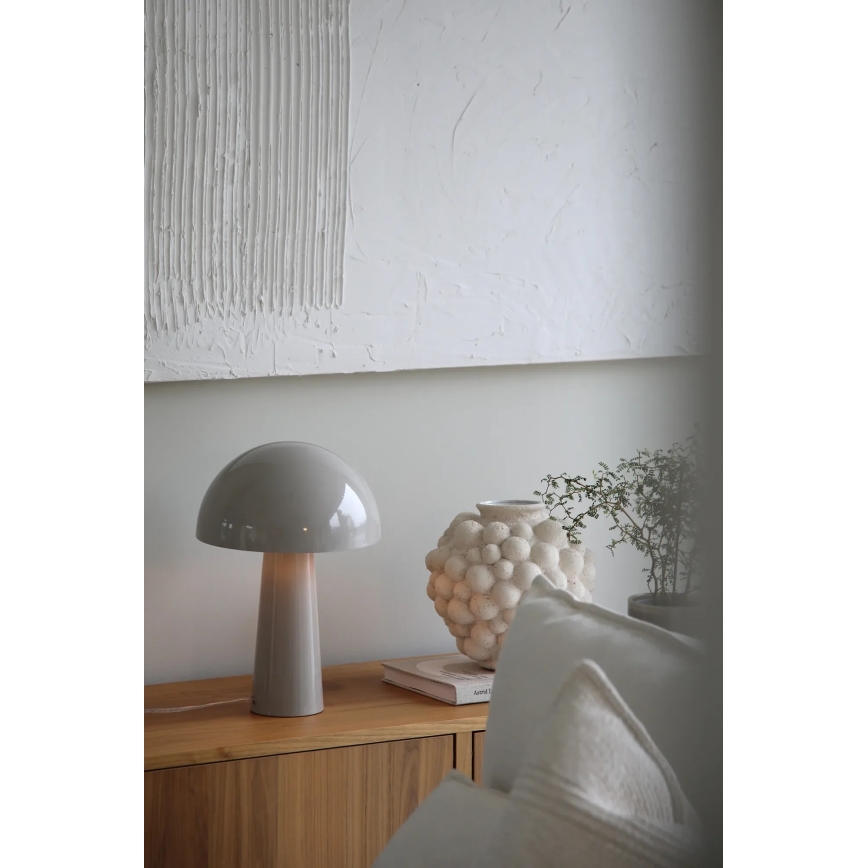 Markslöjd 108993 - Lampada da tavolo MANTAR 1xE14/40W/230V grigia