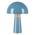 Markslöjd 108994 - Lampada da tavolo MANTAR 1xE14/40W/230V blu