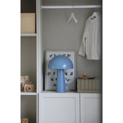 Markslöjd 108994 - Lampada da tavolo MANTAR 1xE14/40W/230V blu