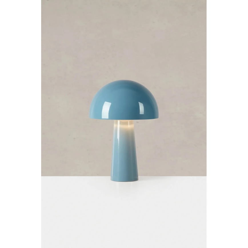 Markslöjd 108994 - Lampada da tavolo MANTAR 1xE14/40W/230V blu