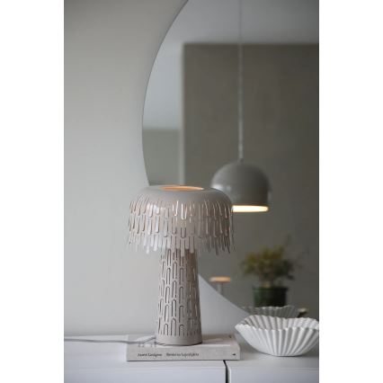 Markslöjd 109005 - Lampada da tavolo VERBERA 1xE14/40W/230V grigia