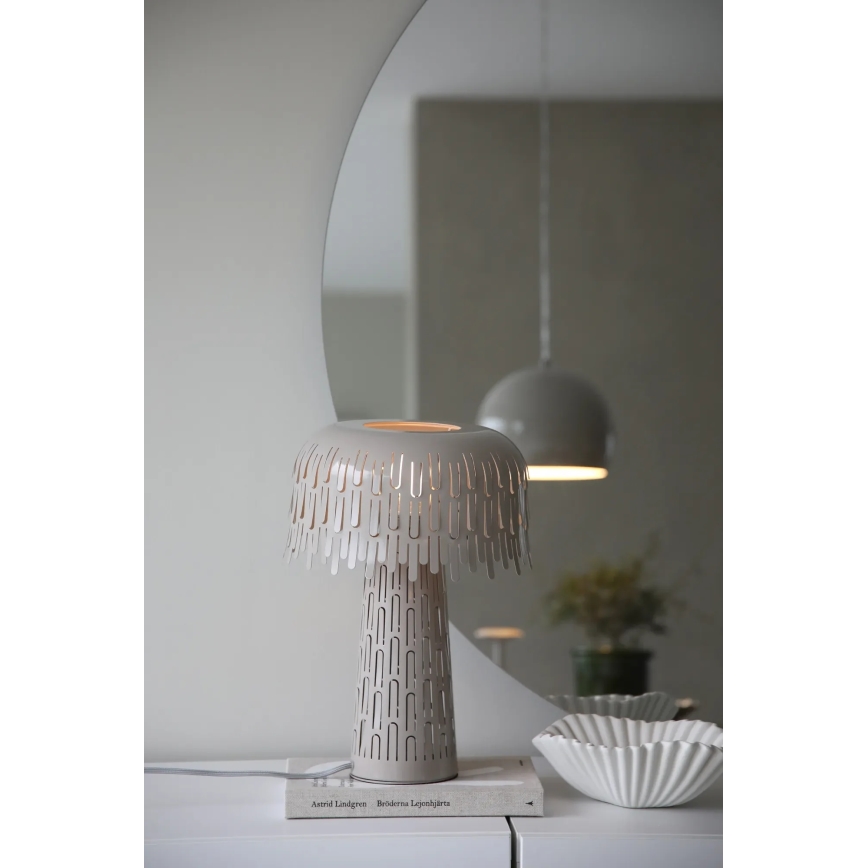 Markslöjd 109005 - Lampada da tavolo VERBERA 1xE14/40W/230V grigia