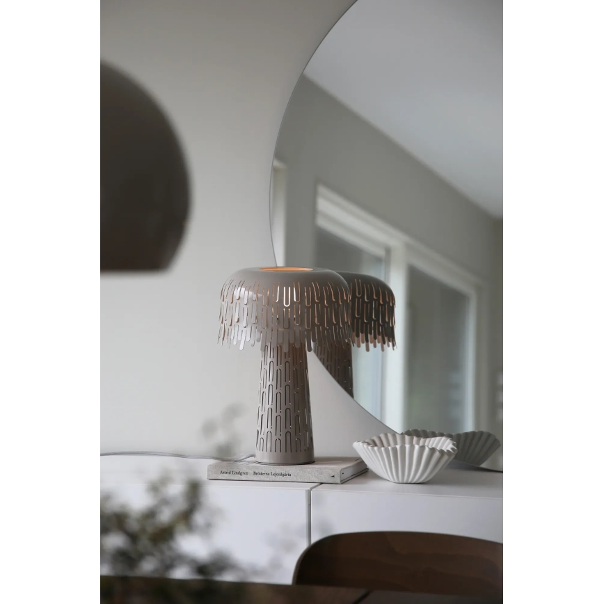 Markslöjd 109005 - Lampada da tavolo VERBERA 1xE14/40W/230V grigia