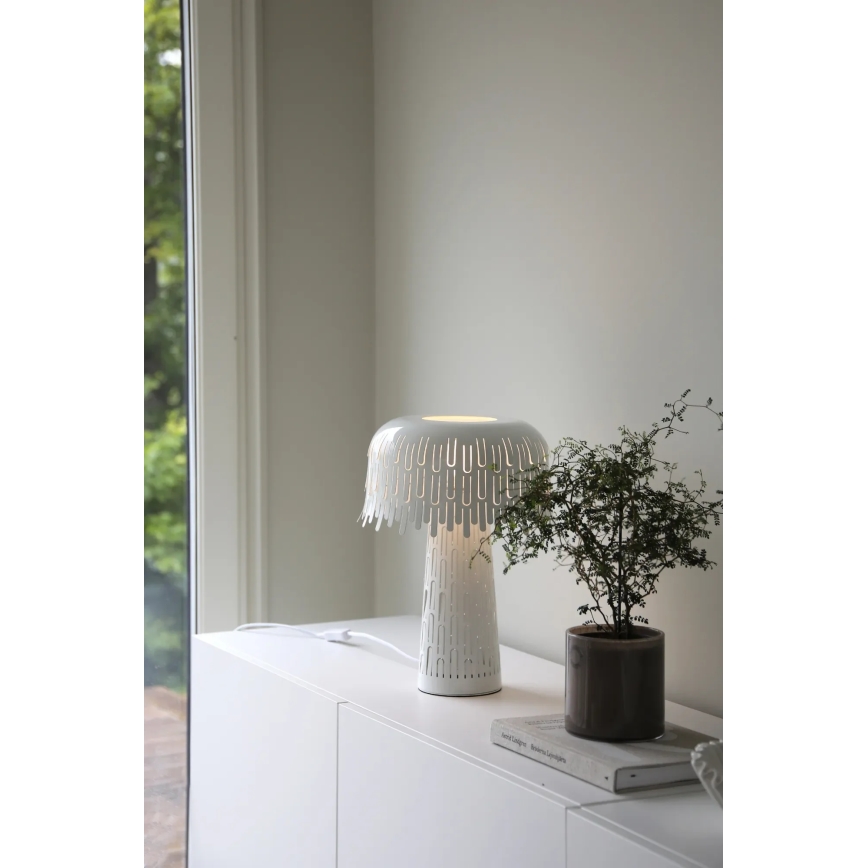 Markslöjd 109006 - Lampada da tavolo VERBERA 1xE14/40W/230V bianca