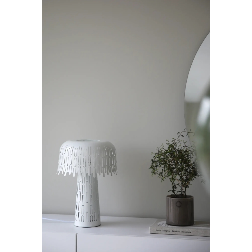Markslöjd 109006 - Lampada da tavolo VERBERA 1xE14/40W/230V bianca
