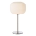 Markslöjd 109007 - Lampada da tavolo SOBER 1xE27/40W/230V bianco/cromo satinato