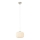 Markslöjd 109008 - Lampada a sospensione con cavo SOBER 1xE27/40W/230V Ø 25 cm cromo opaco