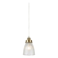 Markslöjd 109010 - Lampadario a sospensione con cavo BELLIS 1xE14/40W/230V ottone