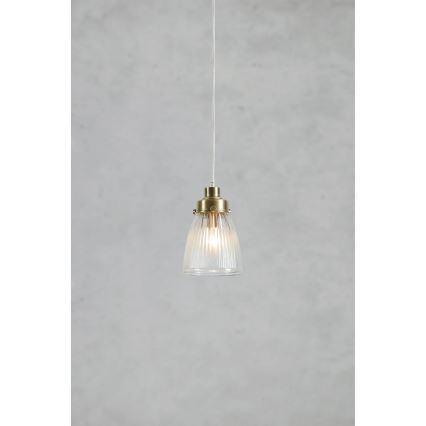 Markslöjd 109010 - Lampadario a sospensione con cavo BELLIS 1xE14/40W/230V ottone