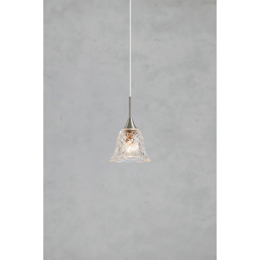 Markslöjd 109012 - Lampada a sospensione con cavo LUNA 1xE14/40W/230V cromo opaco