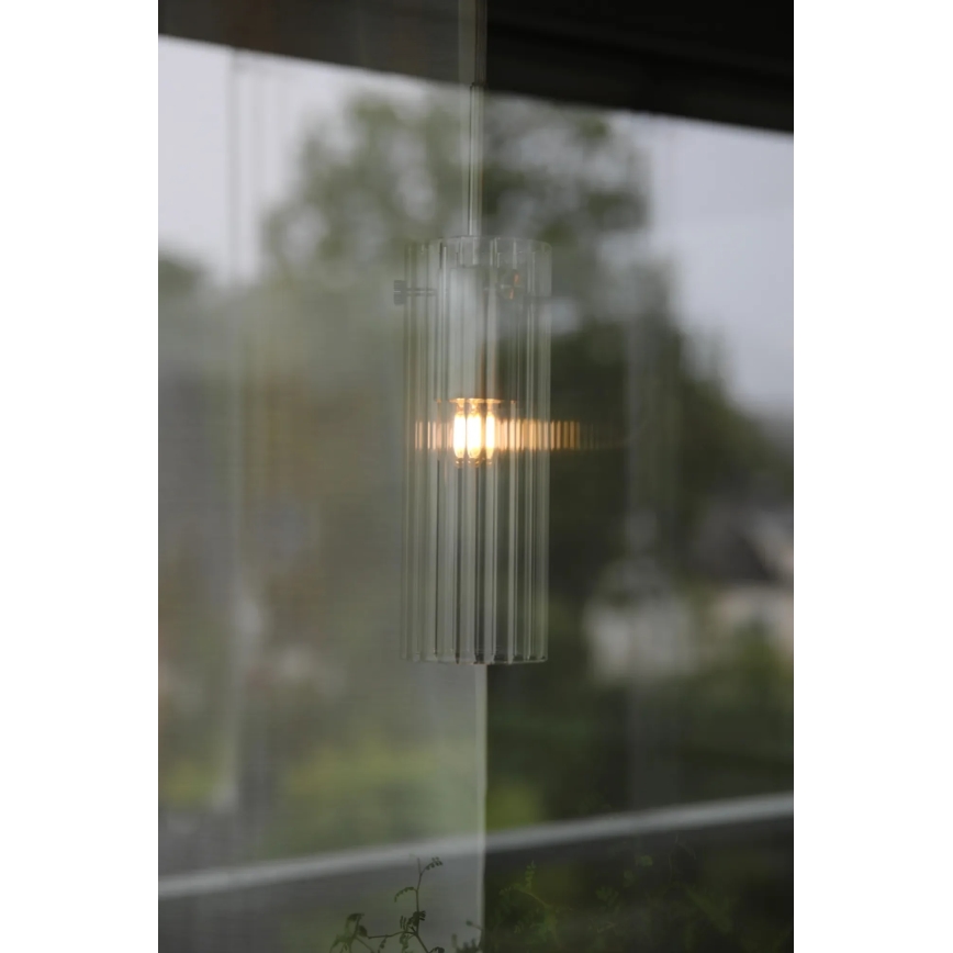 Markslöjd 109013 - Lampadario sospeso a cavo TIBIA 1xE14/40W/230V trasparente/ottone