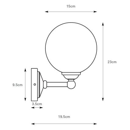 Markslöjd 109022 - Applique TROPEA 1xG9/20W/230V cromo lucido