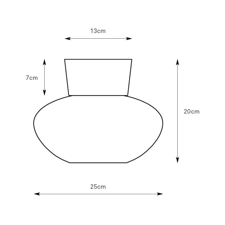 Markslöjd 109025 - Plafoniera MALAGA 1xE27/40W/230V Ø 25 cm cromo opaco