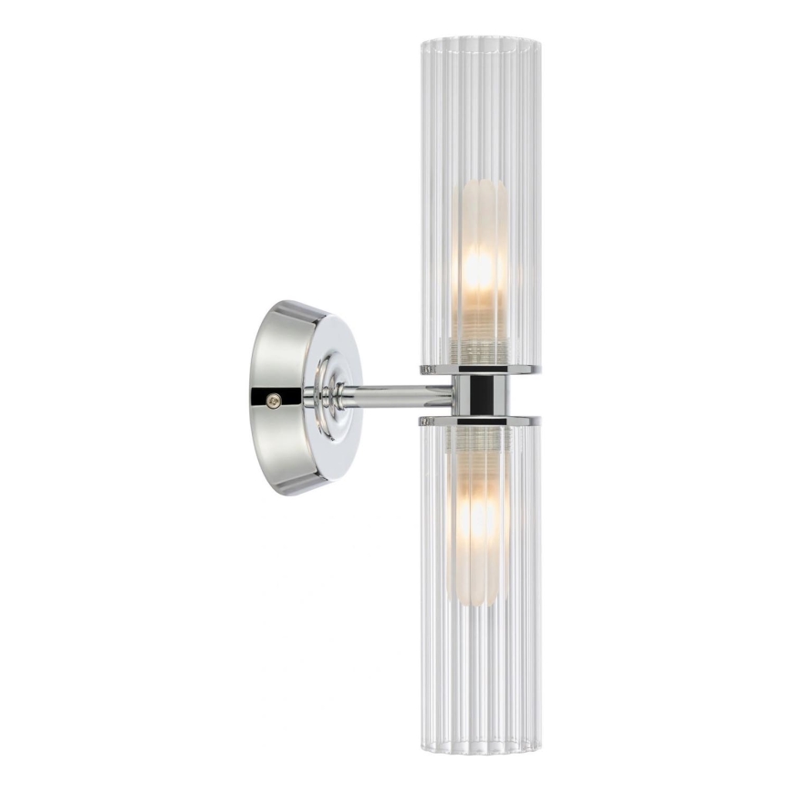 Markslöjd 109027 - Applique da bagno RIMINI 2xG9/20W/230V IP44 cromo lucido
