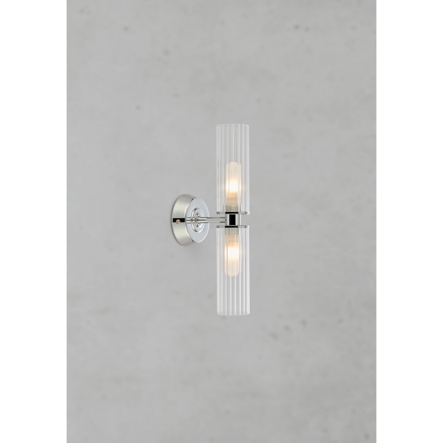 Markslöjd 109027 - Applique da bagno RIMINI 2xG9/20W/230V IP44 cromo lucido