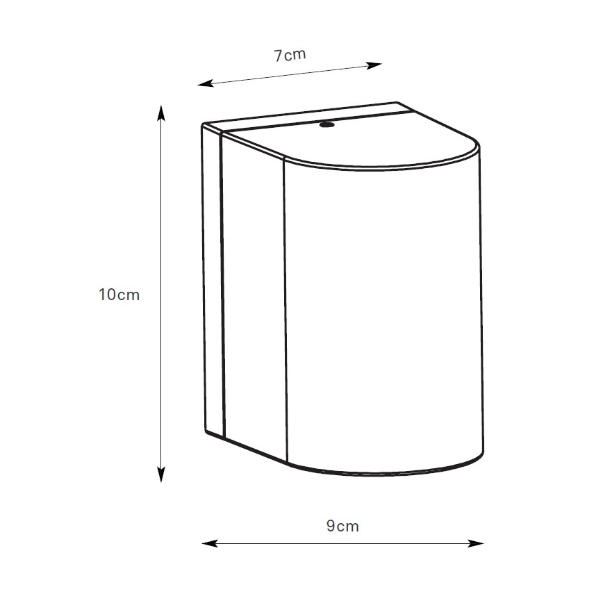 Markslöjd 109108 - Applique da esterno dimmerabile a LED ALOR LED/4,9W/230V IP65 marrone
