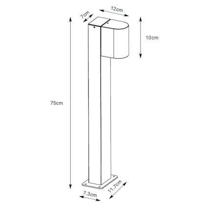 Markslöjd 109114 - Lampada LED dimmerabile per esterni ALOR LED/4,9W/230V IP65 marrone