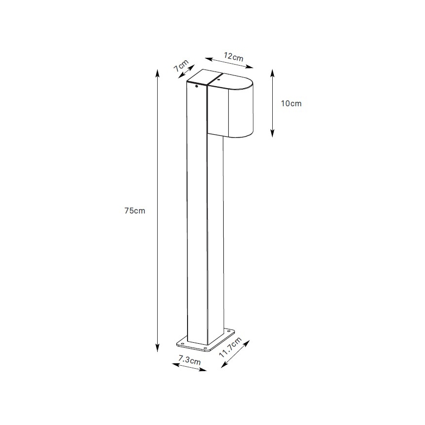 Markslöjd 109114 - Lampada LED dimmerabile per esterni ALOR LED/4,9W/230V IP65 marrone