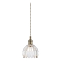 Markslöjd 109136 - Lampada sospesa su cavo GOTA 1xE14/40W/230V Ø 13 cm ottone/trasparente