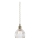 Markslöjd 109136 - Lampada sospesa su cavo GOTA 1xE14/40W/230V Ø 13 cm ottone/trasparente