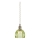 Markslöjd 109138 - Lampadario a cavo GOTA 1xE14/40W/230V Ø 13 cm verde fumé/ottone