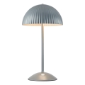 Markslöjd 109139 - Lampada da tavolo ZIN 2xG9/20W/230V grigia