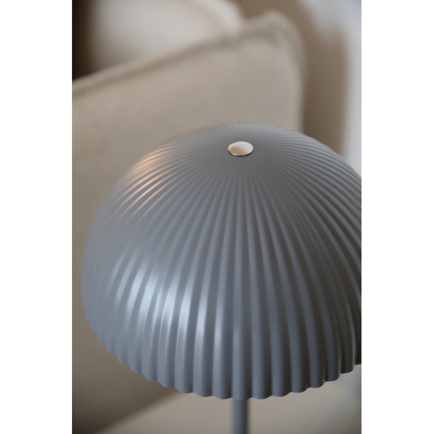 Markslöjd 109139 - Lampada da tavolo ZIN 2xG9/20W/230V grigia