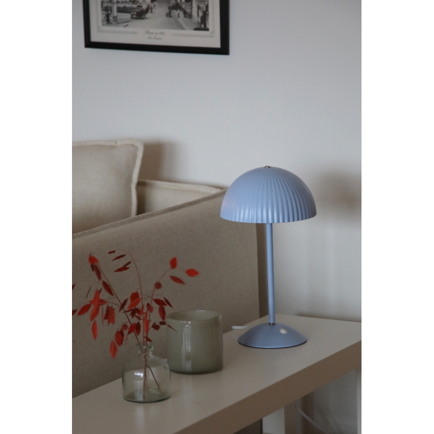 Markslöjd 109140 - Lampada da tavolo ZIN 2xG9/20W/230V blu