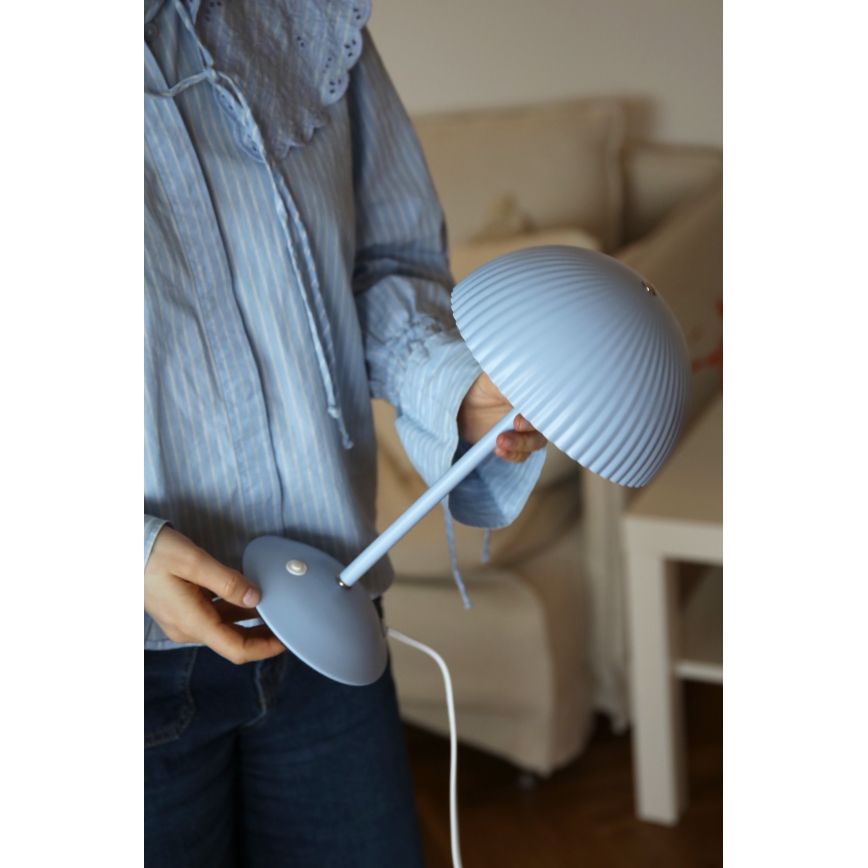 Markslöjd 109140 - Lampada da tavolo ZIN 2xG9/20W/230V blu