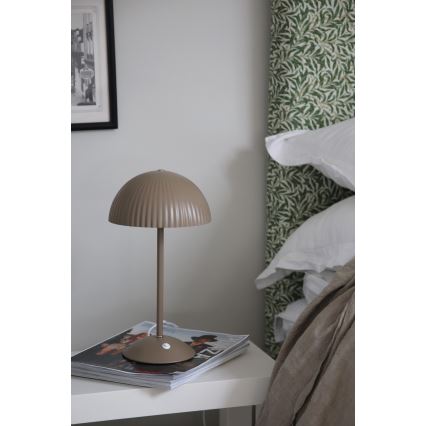 Markslöjd 109141 - Lampada da tavolo ZIN 2xG9/20W/230V beige