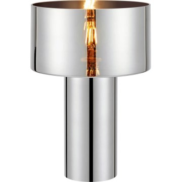 Markslöjd 109144 - Lampada da tavolo CORIN 1xE27/60W/230V cromo lucido