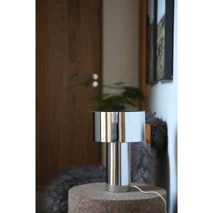 Markslöjd 109144 - Lampada da tavolo CORIN 1xE27/60W/230V cromo lucido