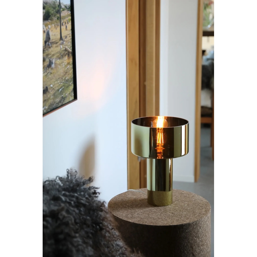 Markslöjd 109145 - Lampada da tavolo CORIN 1xE27/60W/230V dorata